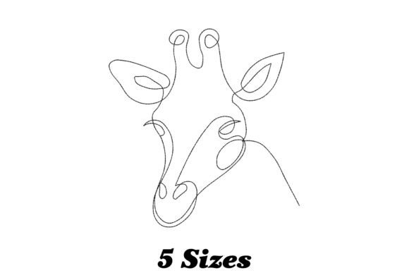 One Line Giraffe: A Seasonal Embroidery Review