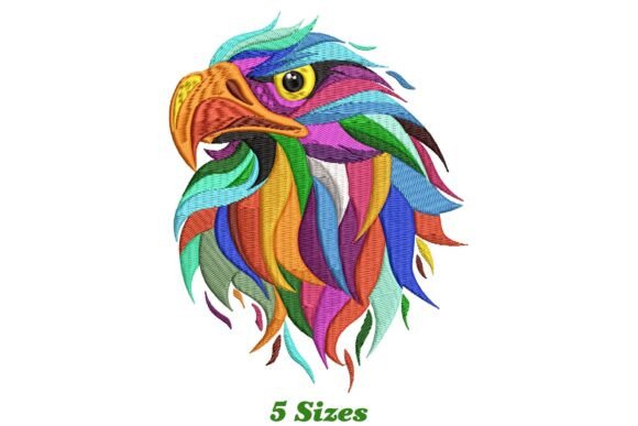 Reviewing Colorful Eagle Head for Real Embroidery Projects