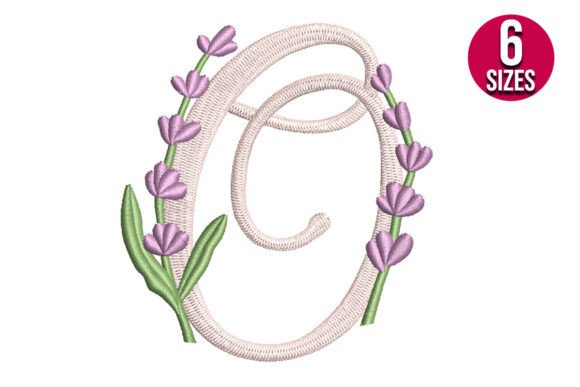 Reviewing Lavender Font Letter O for Gifts