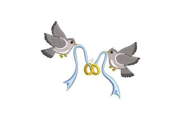 Reviewing Love Doves Carrying Wedding Rings for Etsy Shops