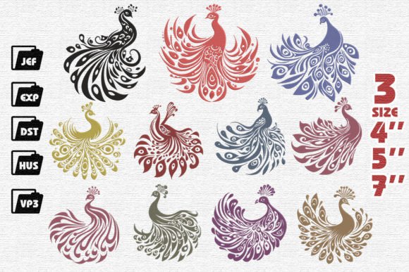 Reviewing Set of 11 Tribal Peacocks for Holiday Crafts